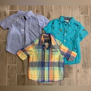 Bundle of buttoned down Polos 9-12M &12-18M